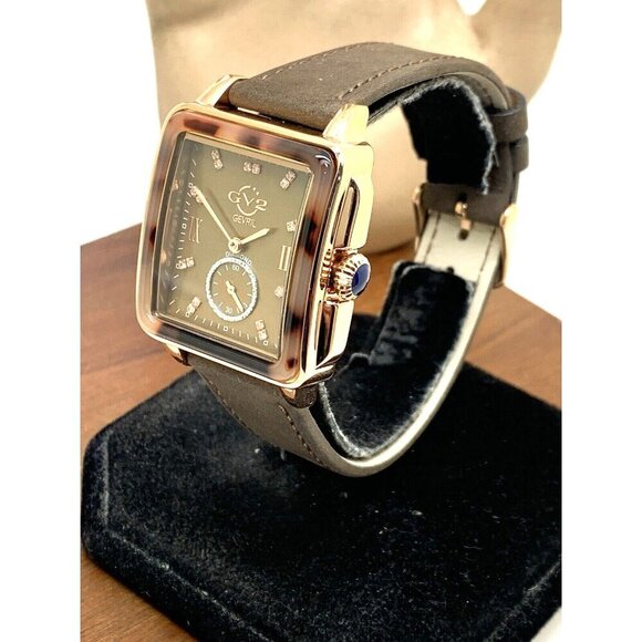 GV2 by Gevril Women's Watch 9249.5 Swiss Quartz Brown Mother of Pearl Di… - Picture 2 of 14